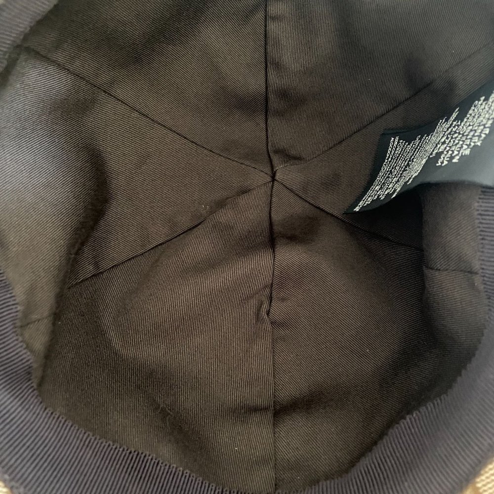 Gucci Beige Brown Monogram Baseball Cap with Green-Red Stripe - Picture 10 of 14